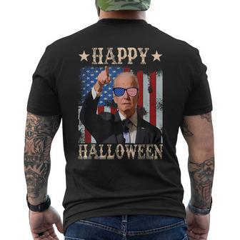 Funny 4Th Of July 2023 Confused Joe Biden Happy Halloween Halloween Funny Gifts Mens Back Print T-shirt | Mazezy