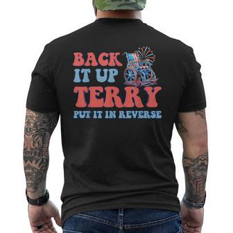 Funny 4Th Of July Firework Meme Put It In Reverse Terry IT Funny Gifts Mens Back Print T-shirt | Mazezy