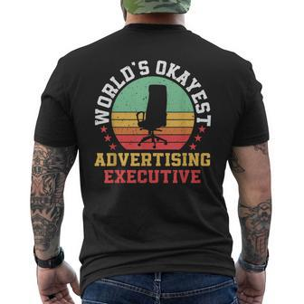 Advertising Executive Digital Marketing Manager Men's T-shirt Back Print | Mazezy