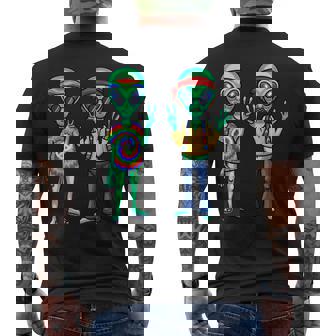 Alien Alien Lover Hippie Aliens Believe In Aliens Men's T-shirt Back Print - Thegiftio
