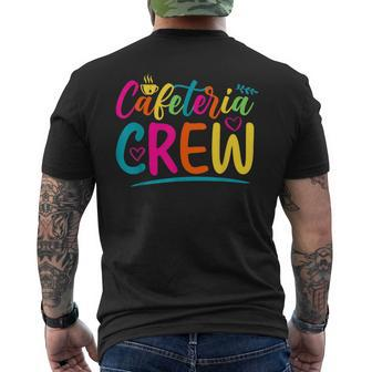 Cafeteria Crew School Lunch Lady Squad Food Service Men's T-shirt Back Print