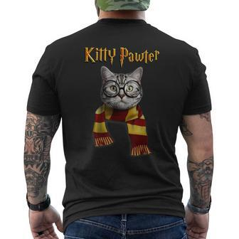 Funny Cat Funny Kitten Cat Lover Kitten Mens Back Print T-shirt - Thegiftio UK