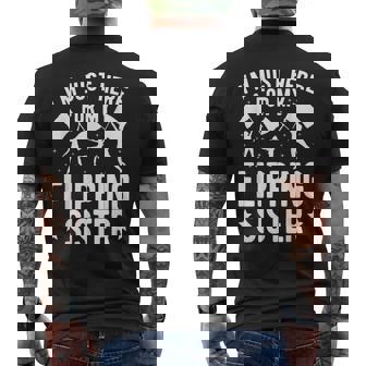 Color Guard Brother Of A Color Guard Member Bro Men's T-shirt Back Print - Thegiftio