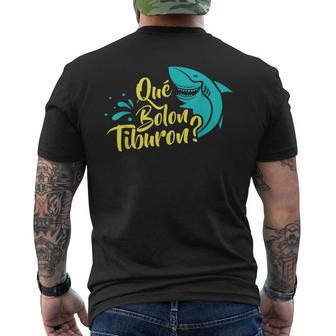Cuban T Que Bolon Tiburon Men's T-shirt Back Print | Mazezy