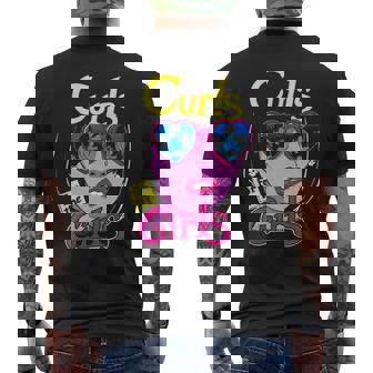 Funny Curls For Girls Gym Weightlifting Bodybuilding Fitness Mens Back Print T-shirt - Thegiftio