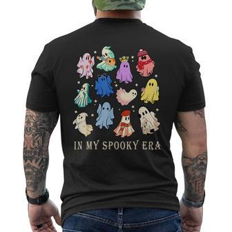 Cute Ghost Halloween Costume Lover In My Spooky Era Men's T-shirt Back Print | Mazezy DE