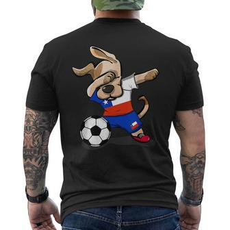 Dabbing Dog Chile Soccer Jersey Chilean Football Lover Men's T-shirt Back Print | Mazezy CA