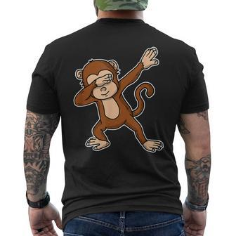 Dabbing Monkey Dab Dance Cool Ape Lover Men's T-shirt Back Print | Mazezy