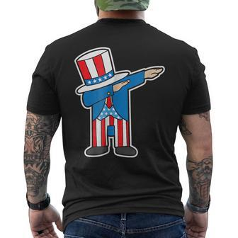 Funny Dabbing  Patriotic Sam United States Of America Patriotic Funny Gifts Mens Back Print T-shirt