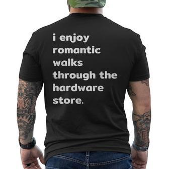 Funny Dad Handyman Hardware Store Tools Gift Mens Back Print T-shirt | Mazezy