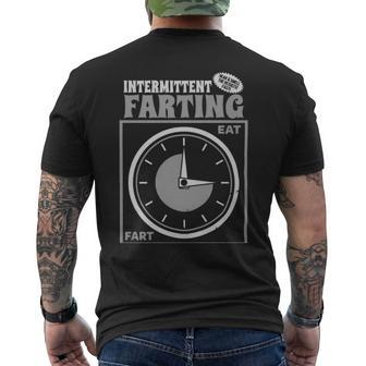 Funny Designs Intermittent Farting - Funny Designs Intermittent Farting Mens Back Print T-shirt - Monsterry