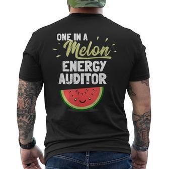 Energy Auditor Men's T-shirt Back Print | Mazezy