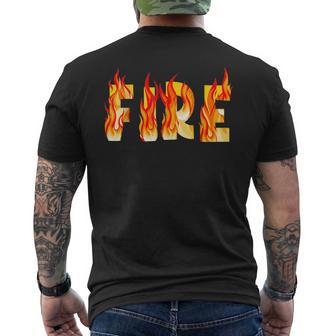 Fire And Ice Costume Halloween Family Matching 2023 Men's T-shirt Back Print - Seseable