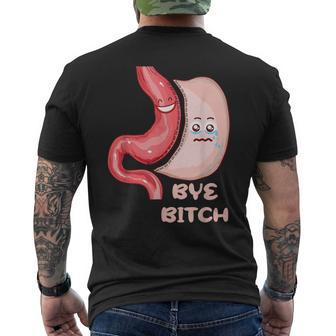 Gastric Sleeve Bariatric Vsg Surgery Gastric Awareness Men's T-shirt Back Print