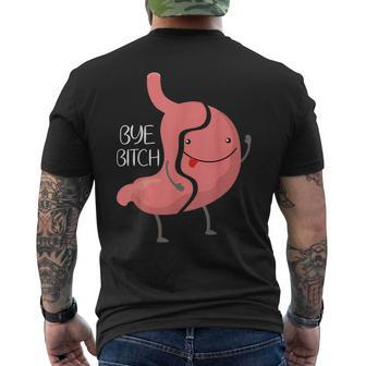 Funny Gastric Sleeve Bariatric Vsg Surgery Gastric Awareness Mens Back Print T-shirt | Mazezy