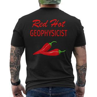 Geophysicist T Hot Men's T-shirt Back Print | Mazezy