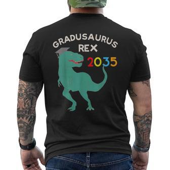 Funny Graduation 2035 Dinosaur Grow With Me Dinosaur Funny Gifts Mens Back Print T-shirt | Mazezy