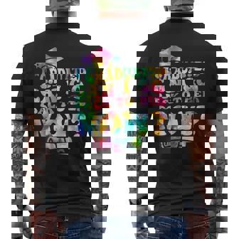 Funny Groovy Tie Dye Graduation Can I Go Back To Bed Now Mens Back Print T-shirt - Thegiftio UK