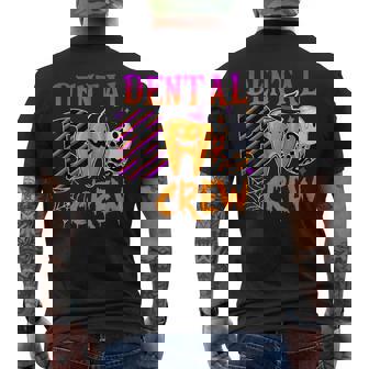 Halloween Dental Boo Crew Cute Th Dentist Spooky Men's T-shirt Back Print | Mazezy