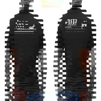 Home Inspector Quote Graphic Men's T-shirt Back Print | Mazezy
