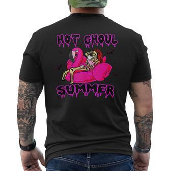 Funny Hot Ghoul Summer Creepy Beach Summer Goth Vacation Creepy Funny Gifts Mens Back Print T-shirt | Mazezy