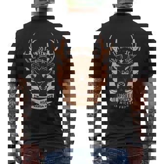 Funny Im Into Fitness Fitness Deer In My Freezer Deer Mens Back Print T-shirt - Monsterry