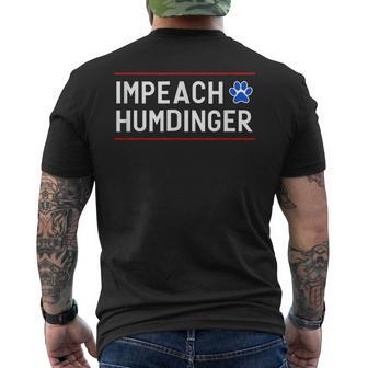 Impeach Humdinger Cute Men's T-shirt Back Print - Seseable