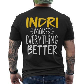 Indri Makes Everything Better Babakoto Lover Men's T-shirt Back Print | Mazezy