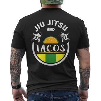 Jiu Jitsu Taco Brazilian Bjj Apparel Men's T-shirt Back Print | Mazezy