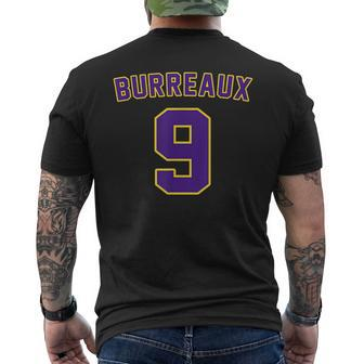 Funny Louisiana Burreaux Mens Back Print T-shirt | Mazezy
