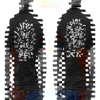 Matching Twins Day Best Friend Twinning With My Bestie Men's T-shirt Back Print - Thegiftio