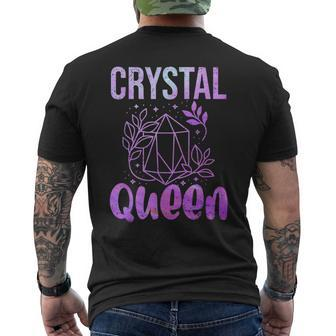 Mineral Collecting Crystal Queen Gemstone Digging Men's T-shirt Back Print | Mazezy