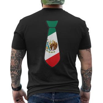 Funny Neck Tie T Cinco De Mayo Mexican Flag Top Cinco De Mayo Funny Gifts Mens Back Print T-shirt | Mazezy