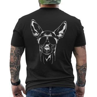 Proud Pharaoh Hound Dog Hund Men's T-shirt Back Print | Mazezy