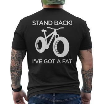 Raunchy Cheeky Fatbike Men's T-shirt Back Print | Mazezy