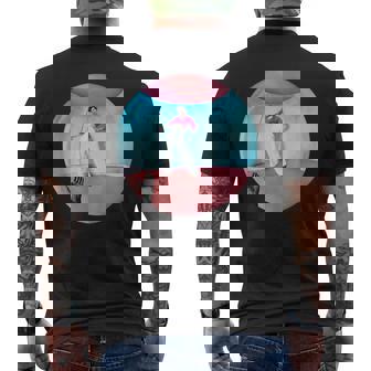 Funny Retro Fine Cute Line Vintage Styles Gifts Mens Back Print T-shirt | Mazezy