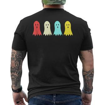 Funny Retro Vintage Ghost Halloween T Halloween Funny Gifts Mens Back Print T-shirt | Mazezy AU