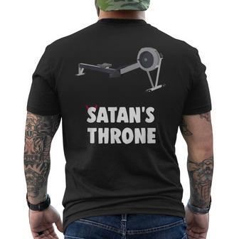 Rowing Satan's Throne Fun Crew Men's T-shirt Back Print | Mazezy