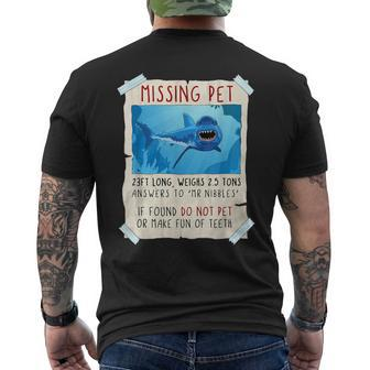 Shark Lover Shark Art Sea Animals Shark Men's T-shirt Back Print - Seseable