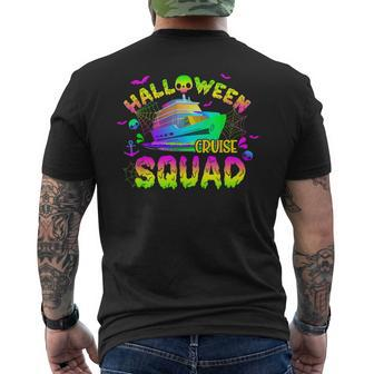 Skull Halloween Cruise Squad Cruising Crew Men's T-shirt Back Print | Mazezy