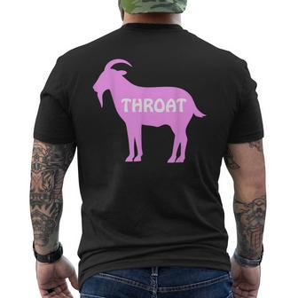 Throat Goat Adult Humor Costume Men's T-shirt Back Print