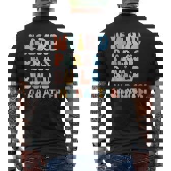Weird Paras Build Character Para Paraprofessional Men's T-shirt Back Print | Seseable CA
