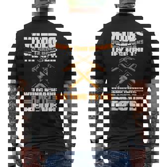 Welding Welder Metal Fabricator Welding Men's T-shirt Back Print | Mazezy