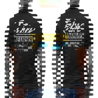 Future Meteorologist Meteorology Future Weatherman Men's T-shirt Back Print | Mazezy