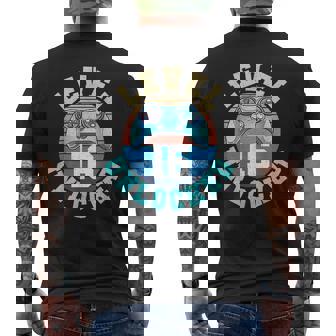 Gamer Boy Level 16 Unlocked Video Game 16Th Birthday Funny Birthday Gifts Mens Back Print T-shirt | Mazezy