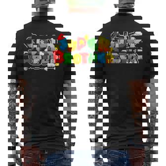 Gamer Super Brother Funny Gamer Gifts For Brother Mens Back Print T-shirt | Mazezy