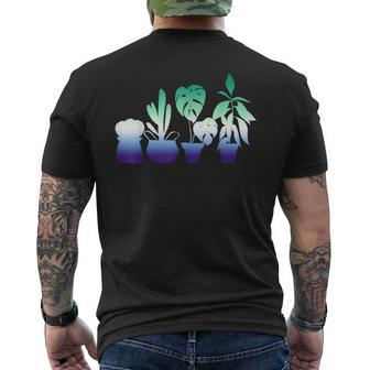 Gardening Mlm Pride Gardener Subtle Lgbt Gay Male Mlm Flag Mens Back Print T-shirt | Mazezy