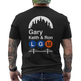 Garys Keiths And Rons Mens Back Print T-shirt - Monsterry