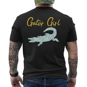 Gator Girl Alligator Lover Zookeeper Crocodile Mens Back Print T-shirt - Thegiftio UK