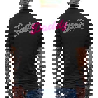 Gay Pride Lgbt Pink Bear Gay Daddy Mens Back Print T-shirt | Seseable CA